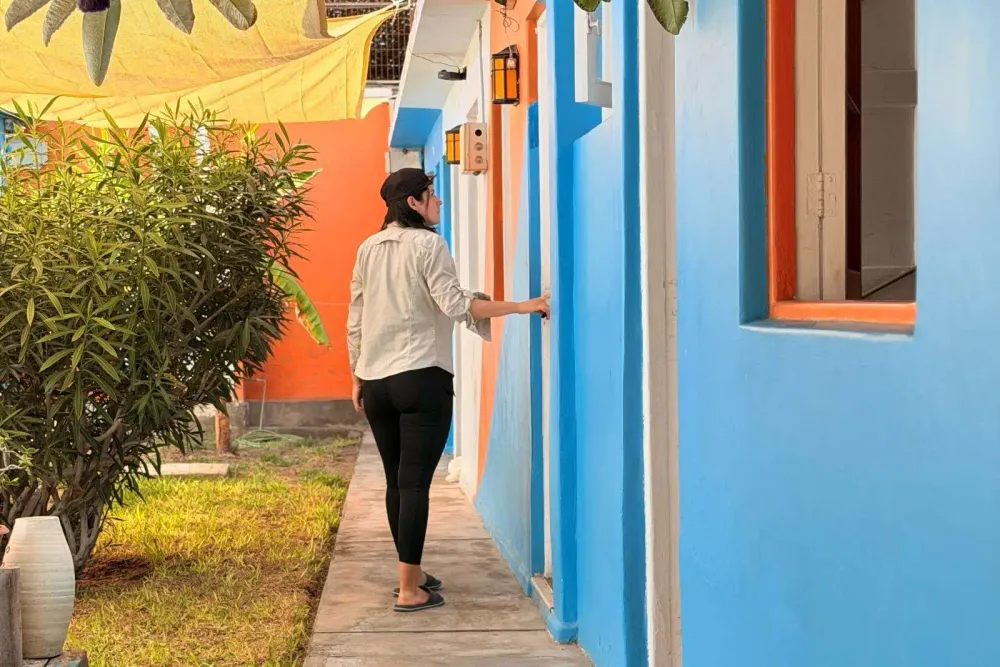 Volver a casa después de un gran viaje en bicicleta