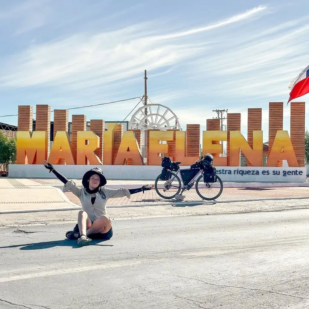 Fotografía de la etapa  en María Elena: Recorrido en bicicleta por Chile - Atisbo