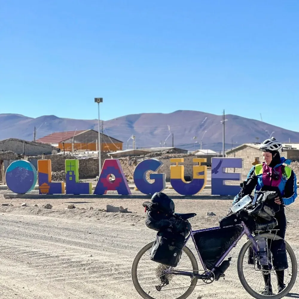 Fotografía de la etapa  en Ollagüe: Recorrido en bicicleta por Chile - Atisbo